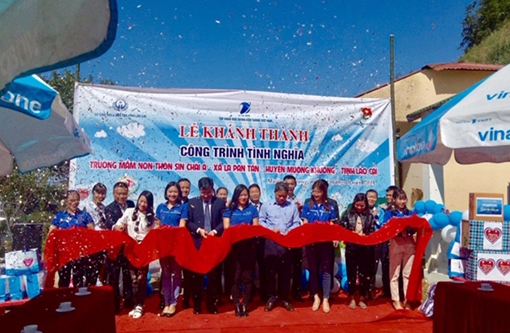 VNPT VinaPhone khánh thành công trình trường mầm non thôn Sín Chải A