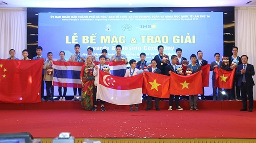 Việt Nam giành 36 Huy chương tại cuộc thi Olympic Toán và Khoa học quốc tế 2019