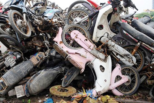 Thiếu cơ chế xử lý môtô, xe gắn máy quá hạn