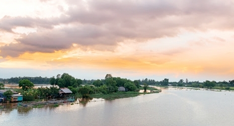 Bên dòng Vàm Cỏ