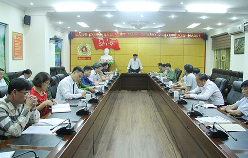 Công an Lào Cai họp khẩn bàn biện pháp phòng chống dịch COVID – 19