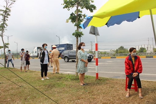 Ghi ở chốt kiểm soát y tế tại Quảng Nam