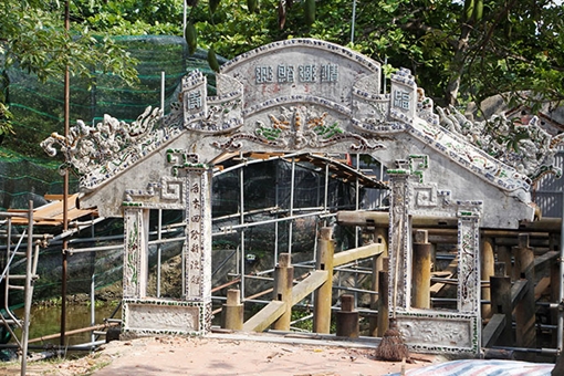 Trùng tu di tích cầu ngói Thanh Toàn