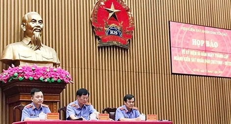 Viện Kiểm sát nhân dân tối cao họp báo kỷ niệm 60 năm Ngày thành lập