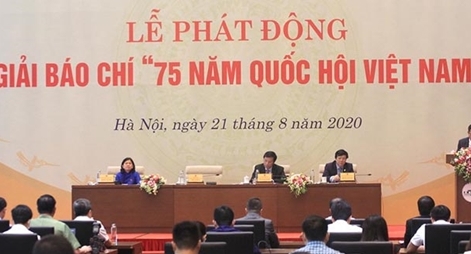 Phát động Giải báo chí “75 năm Quốc hội Việt Nam”