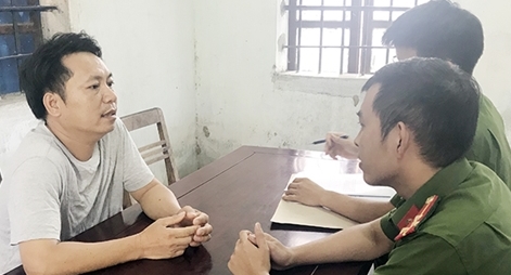 Bắt đối tượng cho vay lãi nặng ở Nghệ An