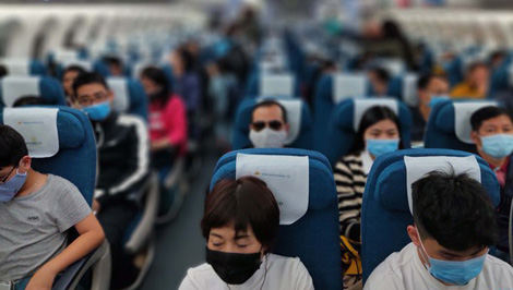 Hành khách vẫn phải đeo khẩu trang trong suốt thời gian di chuyển