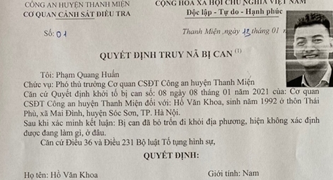 Truy nã đối tượng liên quan đến vụ nổ súng gây rối 