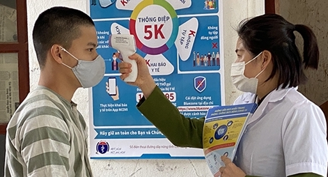  Trại tạm giam Công an tỉnh Cao Bằng tăng cường kiểm tra công tác phòng, chống dịch 