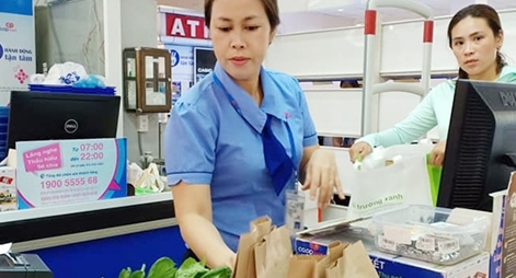 Phấn đấu 100% siêu thị, trung tâm thương mại không sử dụng túi nilon khó phân hủy