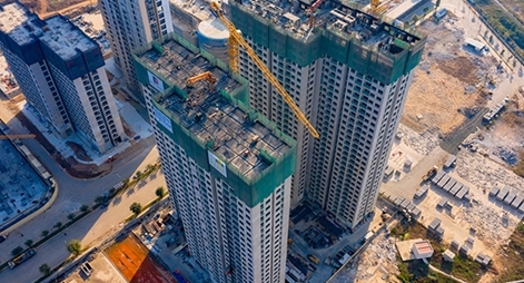 Thi công vượt tiến độ: Imperia Smart City chính thức cất nóc phân khu 1