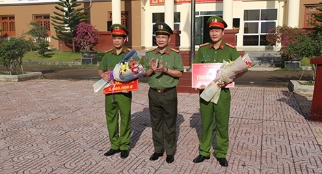 Công an Đắk Nông khen thưởng 2 đơn vị có thành tích xuất sắc
