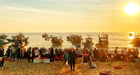 Đi chợ biển Nhân Trạch 