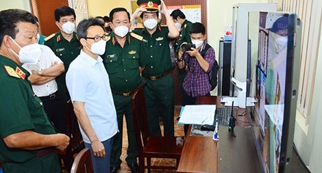 BCĐ Quốc gia phòng, chống dịch COVID-19 làm việc với Bệnh viện Quân y 175