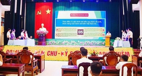 Triển khai thi trực tuyến toàn quốc tìm hiểu Luật Cảnh sát biển Việt Nam