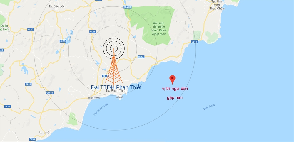 3 ngư dân tử nạn và mất tích trên vùng biển Bình Thuận.