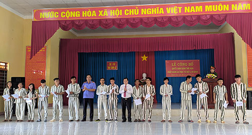 290 phạm nhân ở Khánh Hoà được giảm án