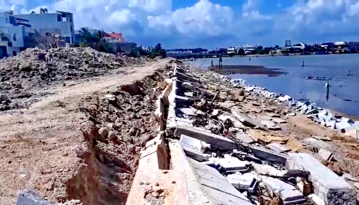 Làm rõ nguyên nhân vụ bờ kè hơn chục tỷ bị hư hỏng