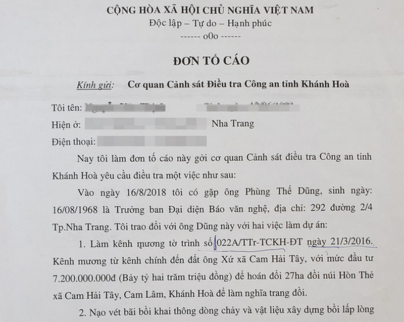 Một phóng viên bị tố lừa tiền của doanh nghiệp và người dân