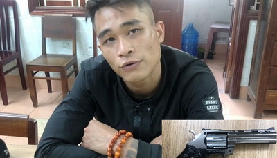 Sử dụng súng bắn khí gas để  giải quyết mâu thuẫn 