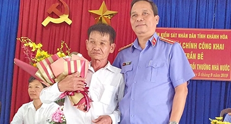  Viện KSND tỉnh Khánh Hòa bồi thường cho người bị bắt giam oan gần 3 năm
