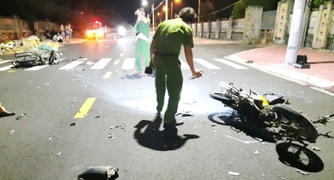 3 người thương vong trong vụ tai nạn giữa 2 xe máy