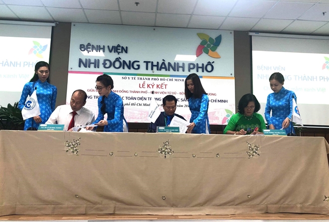 Ba Bệnh viện chuyên khoa Sản-Nhi hàng đầu ký kết hợp tác toàn diện