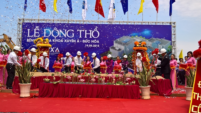 Lễ động thổ Bệnh viện Xuyên Á - Đức Hoà