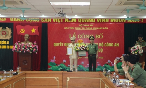   Học viện Chính trị CAND có tân Phó Giám đốc