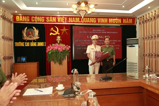 Trường Cao đẳng ANND I có tân Phó Hiệu trưởng