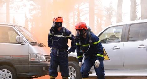 Diễn tập ứng phó sự cố hạt nhân ở Đà Lạt