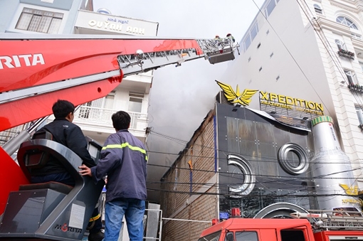 Hỏa hoạn dữ dội tại Beer Club Đà Lạt