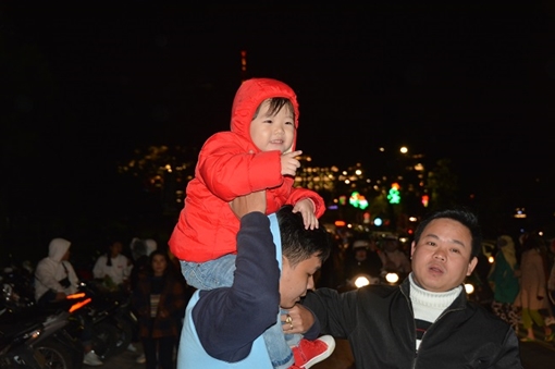 Hàng chục nghìn du khách đón năm mới trên thành phố hoa