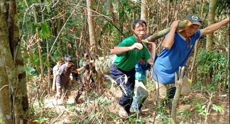 Tìm thấy thi thể mất tích dưới thác nước 5 ngày 