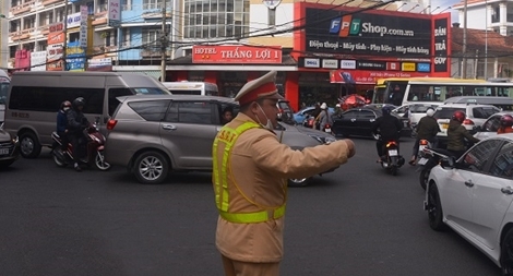 Đà Lạt đảm bảo an toàn giao thông những ngày đầu năm