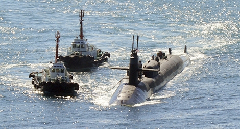 Mỹ điều tầu ngầm siêu khủng tới Hàn Quốc "nắn gân" Triều Tiên