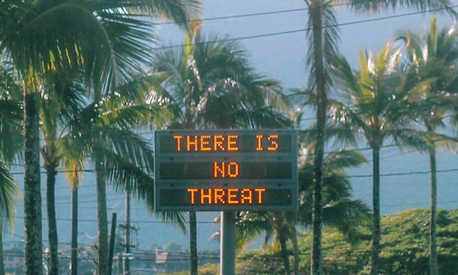 Dân Hawaii hoảng loạn khi nhận cảnh báo về tên lửa đạn đạo đang lao đến