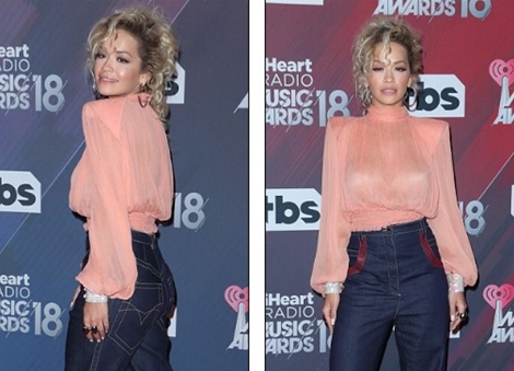 Rita Ora "retro ngọt lịm" tại iHeartRadio Dubai 