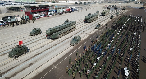 Nga rầm rộ tập dượt trước lễ "Diễu binh Chiến thắng Phát xít"