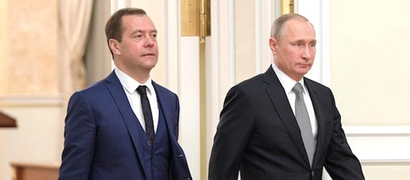 Tổng thống Nga Putin đề cử ông Medvedev giữ cương vị Thủ tướng 