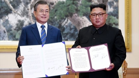 Việt Nam hoan nghênh kết quả Hội nghị Thượng đỉnh liên Triều lần 3 