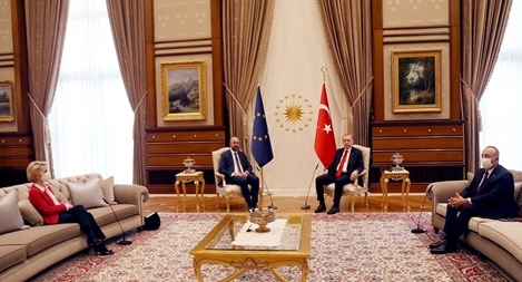 Dậy sóng bê bối "ghế sofa" giữa EU và Thổ Nhĩ Kỳ 