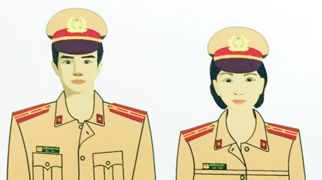 Trang phục Cảnh sát giao thông và chiến sĩ nghĩa vụ