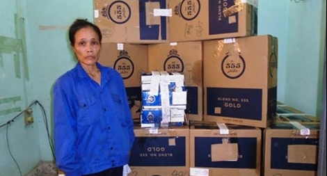Bắt vụ thuốc lá nhập lậu với số lượng lớn