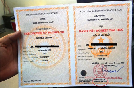Hàng trăm tân cử nhân, kiến trúc sư ĐH Đà Lạt hoang mang vì thông tin lạ trên bằng tốt nghiệp