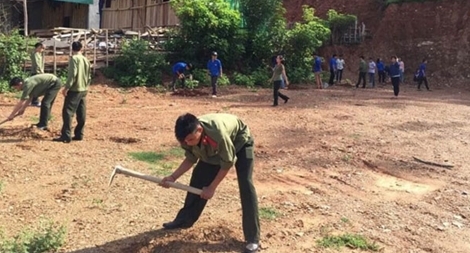 Tuổi trẻ Học viện ANND nơi miền quê nắng gió