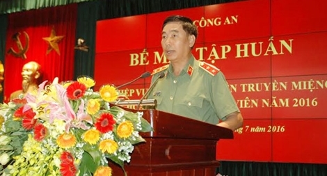 Bế mạc khóa tập huấn tuyên truyền, báo cáo viên trong lực lượng Công an