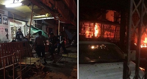 Miền Tây Thái Lan rung chuyển vì đánh bom