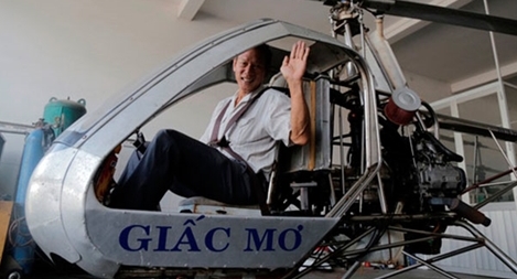 Tâm sự của người cựu binh tự chế máy bay trực thăng