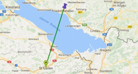 Đường bay thương mại quốc tế chỉ hơn 22km